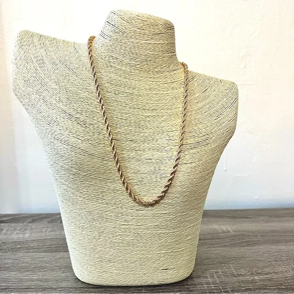 Zara Jewelry Rose Gold Plated Stainless Steel Chunky Necklace